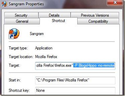 Firefox create profiles3